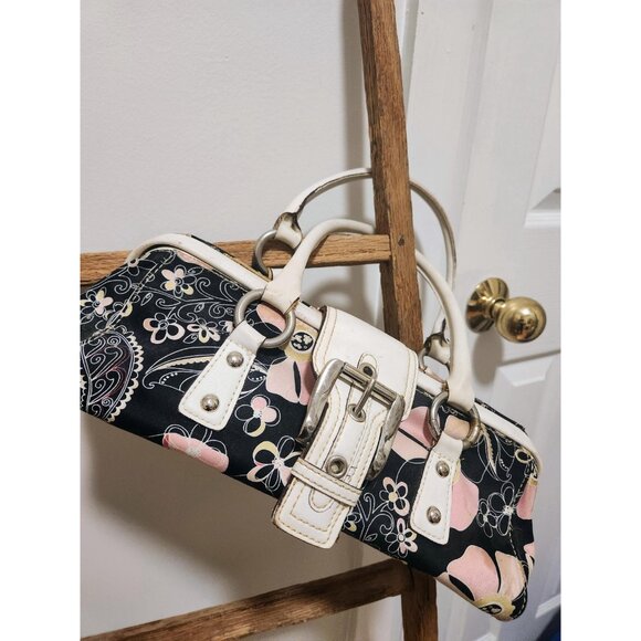 Nine West Vintage Floral Purse Colourful pink Flowers - Picture 7 of 10